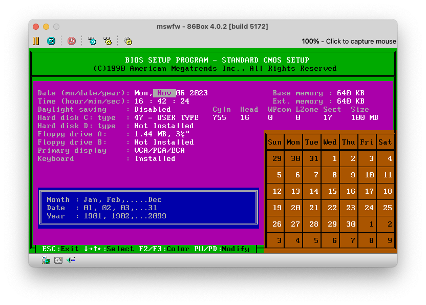 BIOS Setup Program