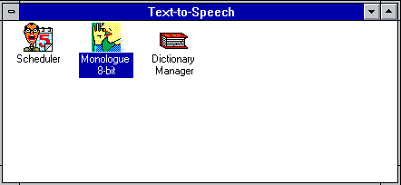 Text to Speech Program Group