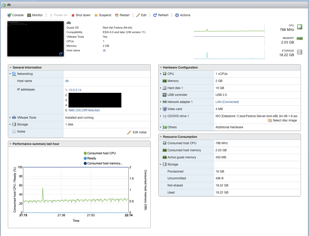 VMWare Web UI